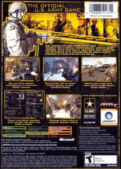 America's Army - Rise of a Soldier (USA)